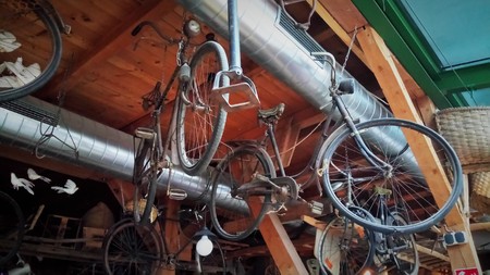An antique bicycle shop