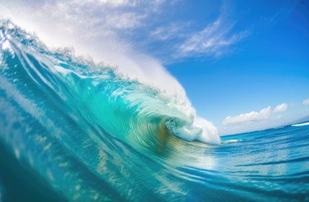 Surfing Adventures, Exploring the beauty of the ocean - Generative AIの素材