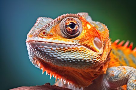 Portrait of a chameleonの素材