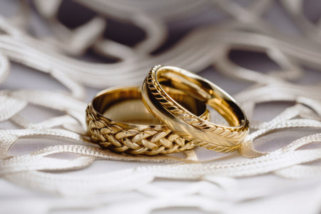 two wedding ringsの素材