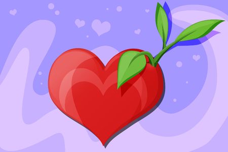 The first sedd of Loveのイラスト素材