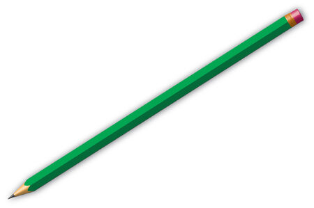2B pencil used in schools and officesのイラスト素材