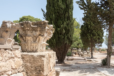 The city of Carthage was founded in 814 BC as a colony of the Phoenician in Africaの写真素材