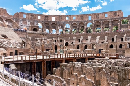 Rome, Italy - July 2, 2017: The Colosseum has been a symbol of Rome since 80 AD, and today itâs a top monument in Italyのeditorial素材