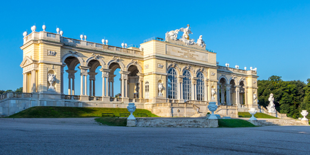 SchÃ¶nbrunn Palace Garden Gloriette - Vienna, Austriaのeditorial素材