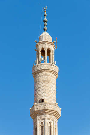 The Great Mosque of Mustafa is an Ottoman mosque with twin minarets in Sharm El Sheikh, Sinai Peninsula, Egypt.の写真素材