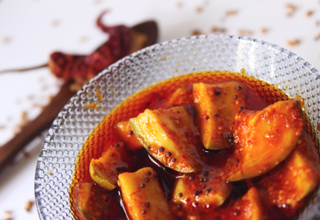 Green Mango Pickleの写真素材