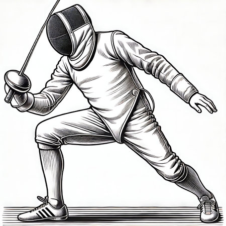 Fencing. Fencing. Vector illustration ready for vinyl cutting.の素材