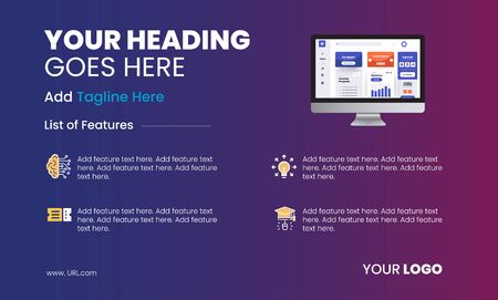 Banner design for start up business or launching product templateのイラスト素材