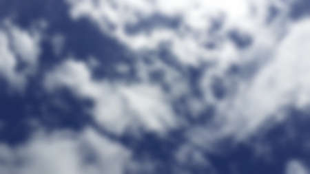 Bokeh white clouds, blue sky, the azure stratosphere, and spindrift, with blur texture background...