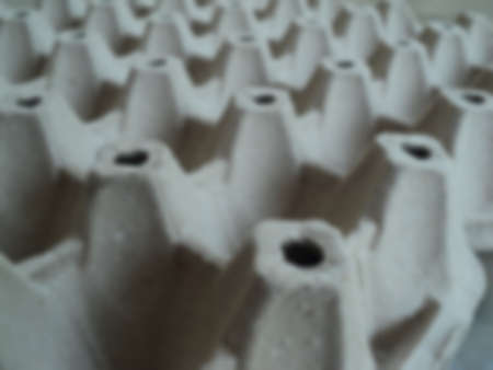 Panel eggs paper blurred background, with macro focus natural blur texture concept.