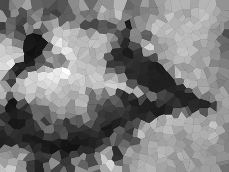 picture artistic stained glass group, caladium leaf black and white, with illustration effect work abstract concept.の写真素材