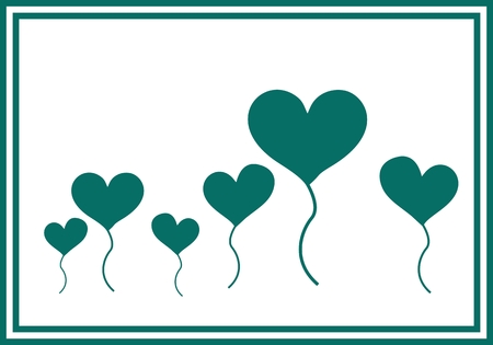 "Love you" simple lettering in vector with decorative heart doodle element. Elegant hand drawn design, romantic concept for poster, card or banner. Gentle colors.のイラスト素材