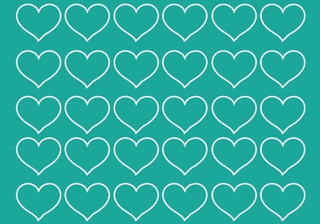 "Love you" simple lettering in vector with decorative heart doodle element. Elegant hand drawn design, romantic concept for poster, card or banner with gentle colors.のイラスト素材