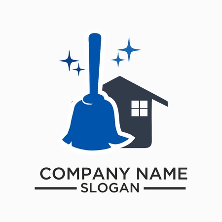 Cleaning And Maintenance Logo and vector Template, Cleaning icon.のイラスト素材