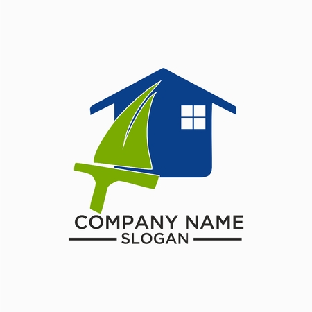Cleaning And Maintenance Logo and vector Template, Cleaning icon.のイラスト素材