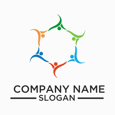 Leaf,plant,logo,ecology,people,wellness,green,leaves,nature symbol icon set of vector designsのイラスト素材