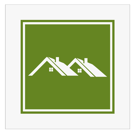 Building, real estate home and Construction and Vector Design. Real Estate Template Design For Businessのイラスト素材