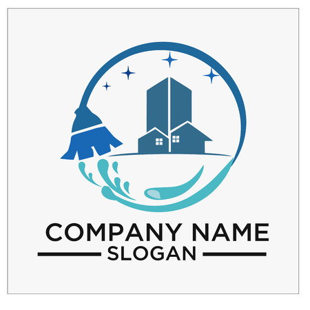 Logo, icon and vector for Cleaning And Maintenance.のイラスト素材