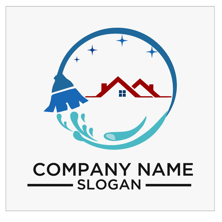 Logo, icon and vector for Cleaning And Maintenance.のイラスト素材