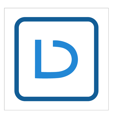 letter logo dのイラスト素材
