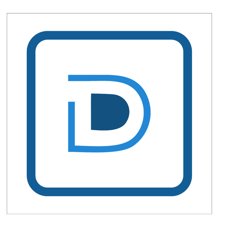 letter logo dのイラスト素材
