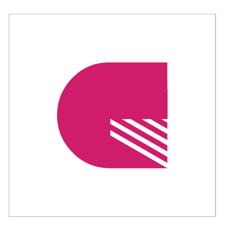 logo and vector letter cのイラスト素材