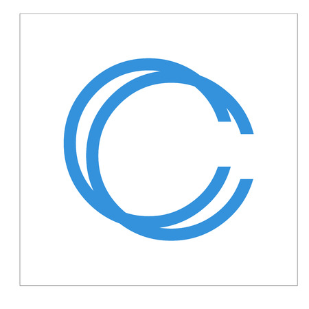 logo letter c Vector illustration.のイラスト素材