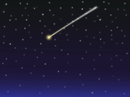 Night star skyのイラスト素材