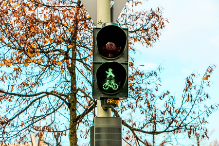 Berlin Traffic lightsの写真素材