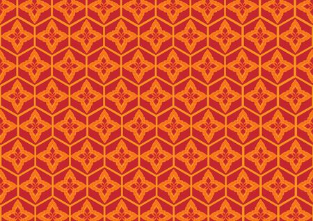 Thai art texture and pattern backgroundのイラスト素材