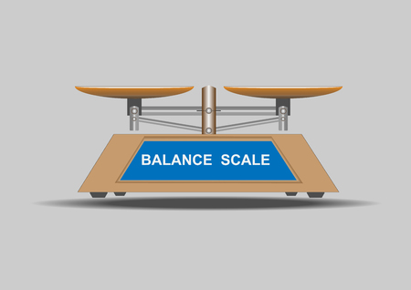Balance scale equipmentのイラスト素材