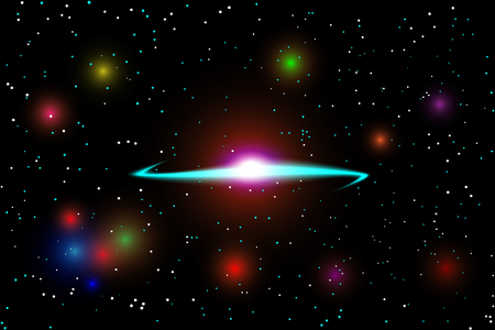 Abstract star and universe vector background. Vector EPS10のイラスト素材