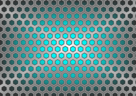Abstract hexagonal shape background with color backlight. Abstract vector background. Vector EPS10のイラスト素材
