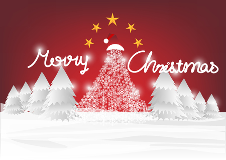 Concept and idea Christmas collection background. Vector EPS10のイラスト素材