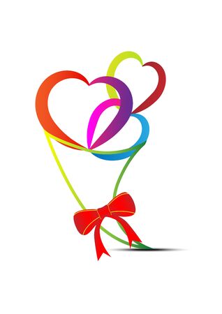 Happy Valentine day festival background. Valentine day vector template background vectorのイラスト素材