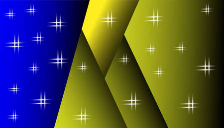 Abstract background modern hipster futuristic graphic. Yellow background with stripes. Stock vector abstract background.のイラスト素材