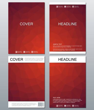 Brochure template for cover magazine.のイラスト素材