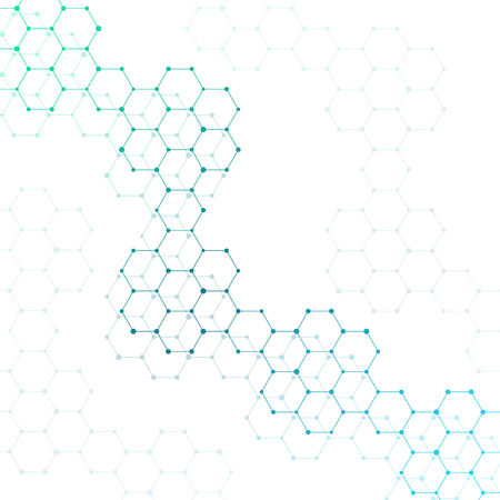 Molecule dna, genetic and chemical compounds, illustration