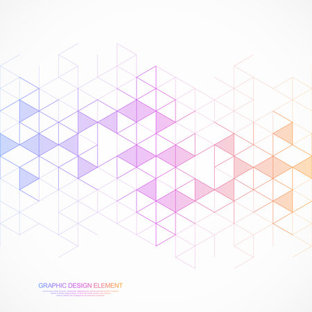 Abstract geometric background with triangle shape pattern