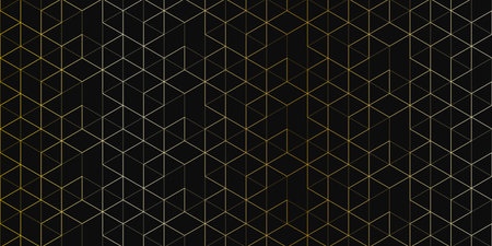 Abstract seamless pattern and geometric background with polygonal lines. Stylish textureの写真素材