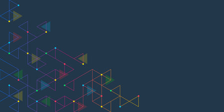 Abstract background with a geometric pattern of triangle shapes. Graphic design element