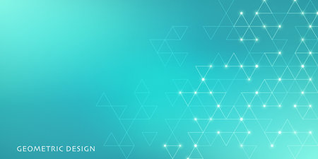 Abstract vector background with a geometric pattern of triangle shapes. Graphic design elementのイラスト素材