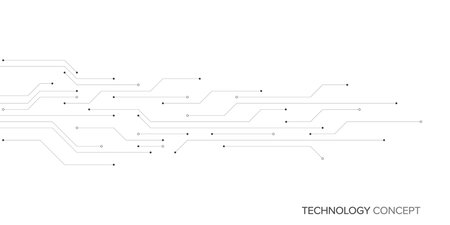 Circuit board texture with communication technology conceptのイラスト素材