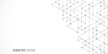 Abstract vector background with a geometric pattern of triangle shapes. Graphic design elementのイラスト素材