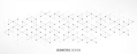 Abstract vector background with a geometric pattern of triangle shapes. Graphic design elementのイラスト素材