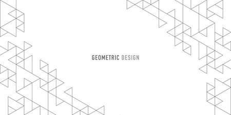 Abstract vector background with a geometric pattern of triangle shapes. Graphic design elementのイラスト素材