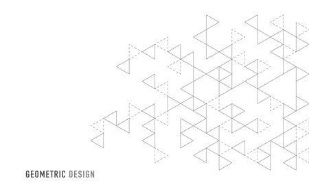 Abstract vector background with a geometric pattern of triangle shapes. Graphic design elementのイラスト素材