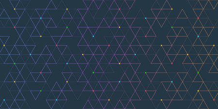 Abstract vector background with a  geometric pattern of simple triangle shapes. Stylish vector textureのイラスト素材