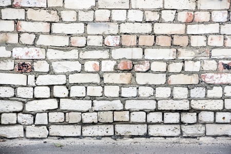 Old brick wall for background. The texture of the brickworkの写真素材